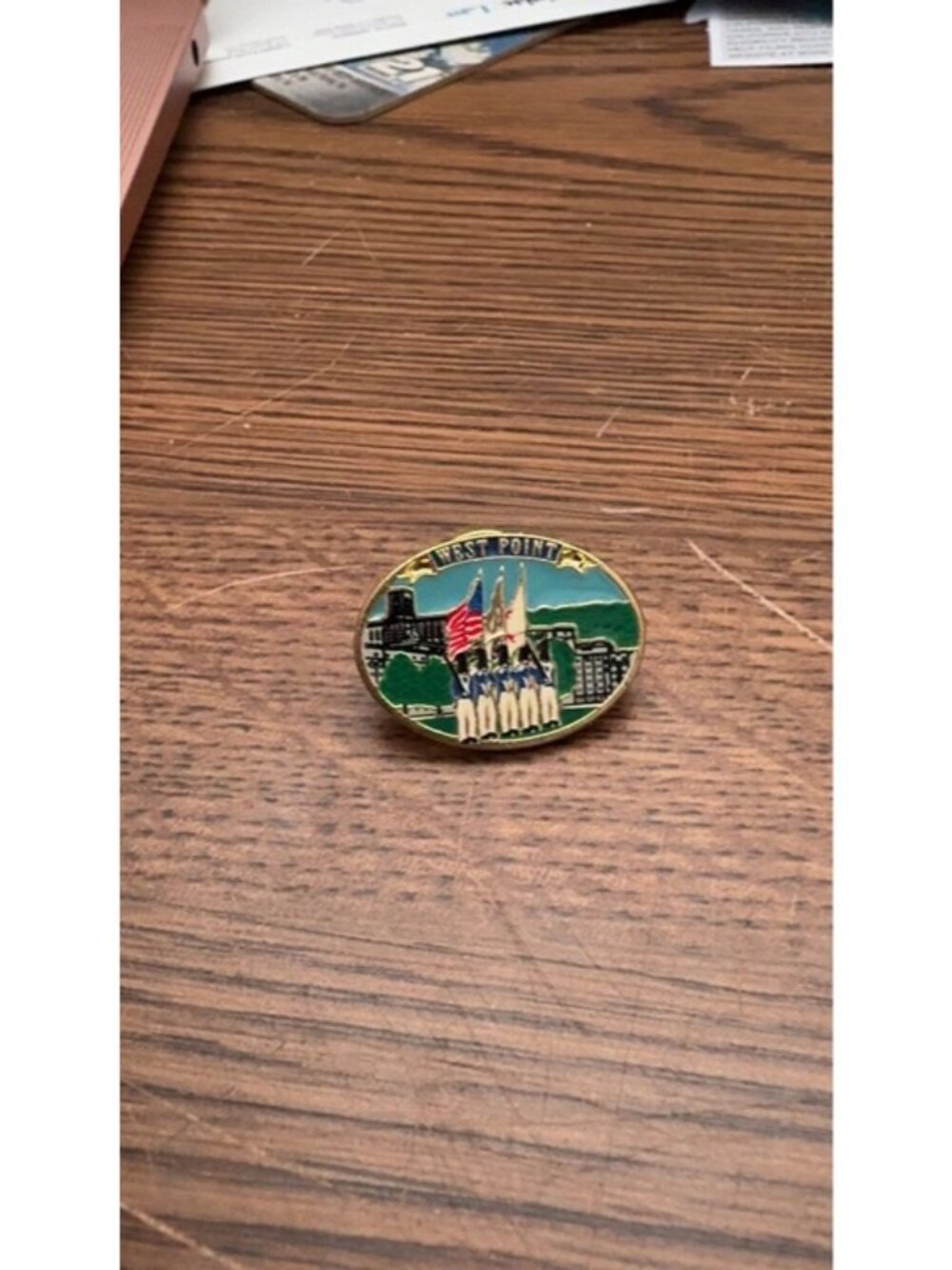 West Point Cadets Enamel Pin Souvenir Badge Made in Canada Pendor